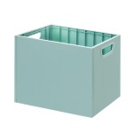 Book Storage Box with Under-Table Roller, Large Capacity Fabric Organizer Basket for Office and Home Use